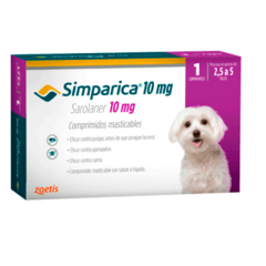 SIMPARICA 10 MG 1 TAB 2.5 -5KG
