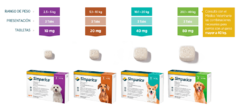 SIMPARICA 10 MG 1 TAB 2.5 -5KG - comprar en línea
