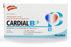 Cardial B 5 mg 20 Tabletas