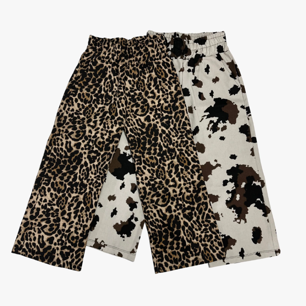 PANTALON MOM GABARDINA PRINTS