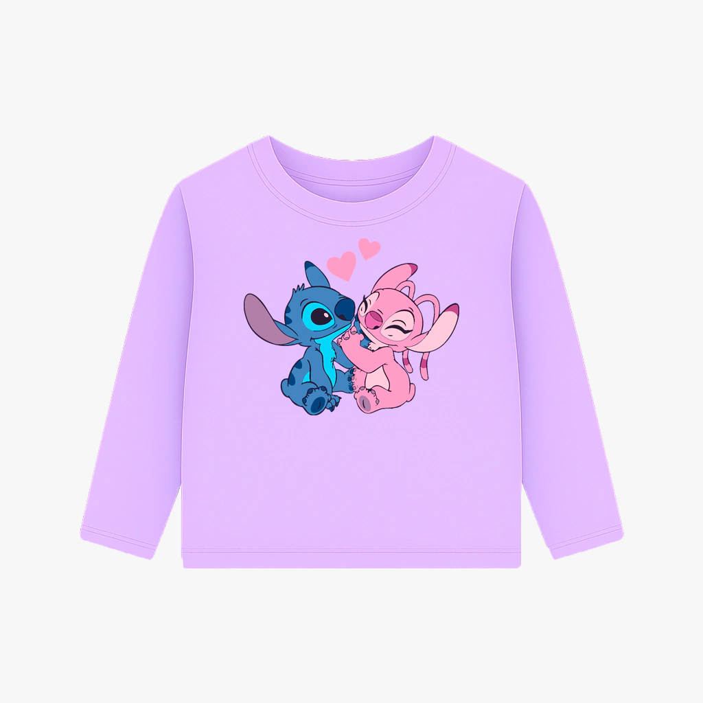 Camiseta "Stitch y Angela"