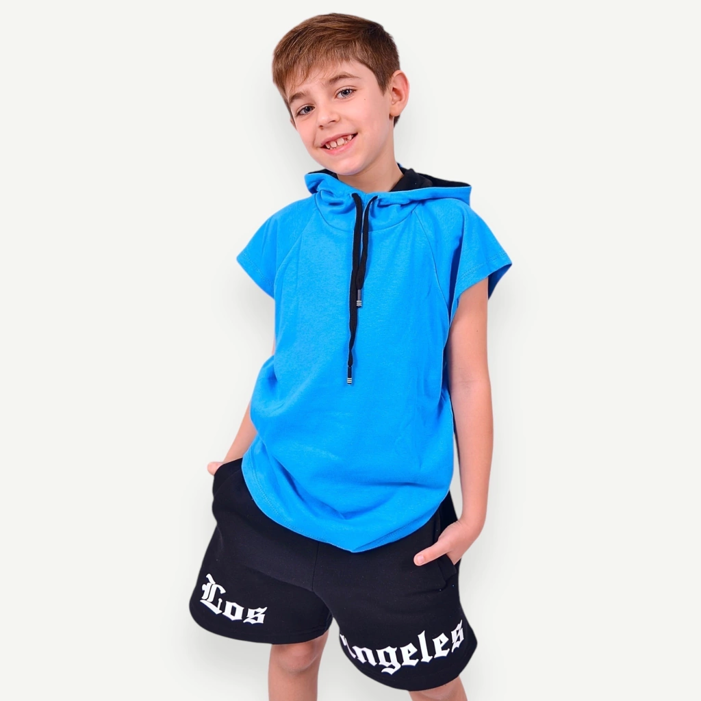 Remera Con Capucha Lisa