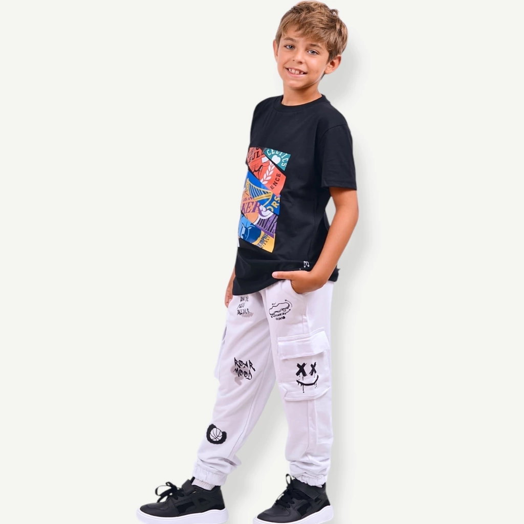 Pantalon Cargo Estampado