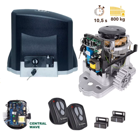 Motor de Portão Deslizante Automático 1/2 Kdz 800KG GAREN