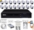 Kit Cftv 16 Câmeras 1080p FullHD Interno Dvr 16 Canais HD 1Tb - Completo para Instalação