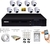 Kit Cftv 8 Câmeras 1080p FullHD Interno Dvr 8 Canais HD 500gb - Completo para Instalação