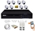 Kit Cftv 8 Câmeras 1080p FullHD Interno Dvr 8 Canais - Completo para Instalação
