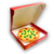 Borracha Escolar Divertida - Formato Pizza