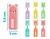 Marca Texto Mini 6 Cores Boow - Bichinhos na internet