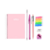 Kit Papelaria Fofa Stilo Tom Pastel Mini