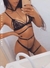 Lingerie 50 tons com cinta liga e chocker tamanho P,M,G - comprar online