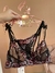 Conjunto de lingerie Elegance- sem bojo- tamanho G,GG-com cinta liga - comprar online