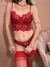 Conjunto de Lingerie aurora com meia - sem bojo-P,M,G na internet