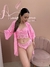 Conjunto de lingerie Aurora rosa- sem bojo- Tamanho M,G - comprar online