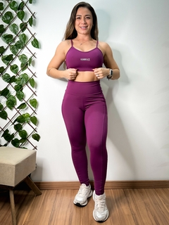 Conjunto Legging Pamela e Moana - Malbec