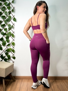 Conjunto Legging Pamela e Moana - Malbec - comprar online
