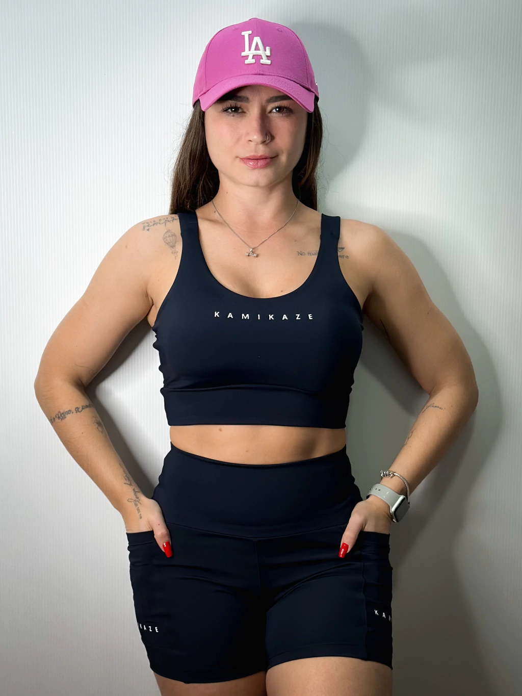 Conjunto Shorts Sara e Gabi - Preto Hyper