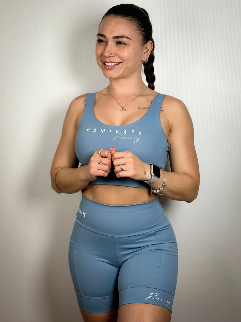 Conjunto Shorts Cami e Gabi - Running Equilíbrio | ZERO TRANSPARÊNCIA