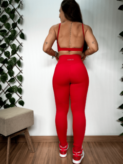 Conjunto Legging Dani e Mari - Scarlet - Kamikaze fitness