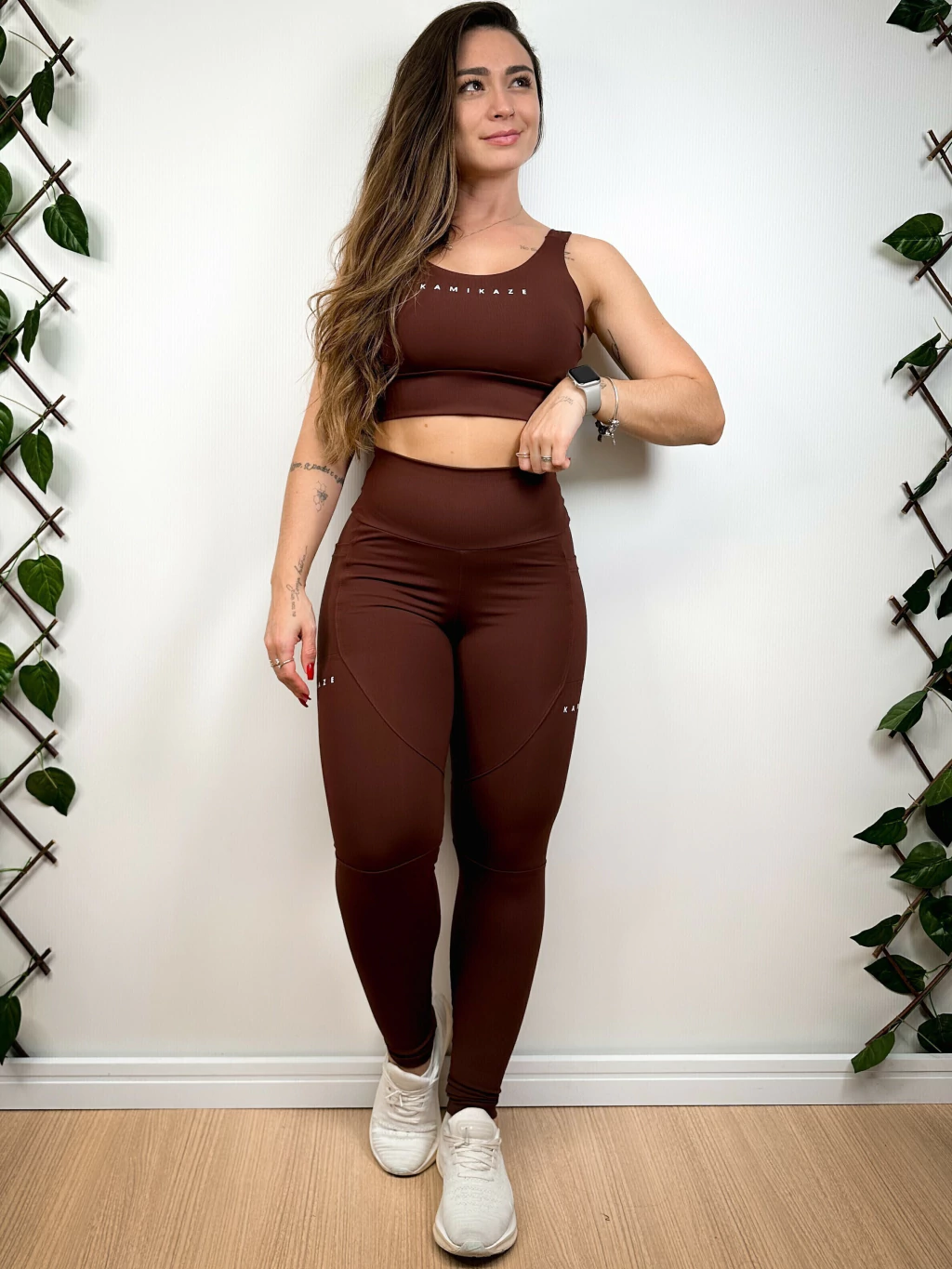 Conjunto Legging Dai e Gabi - Coffee