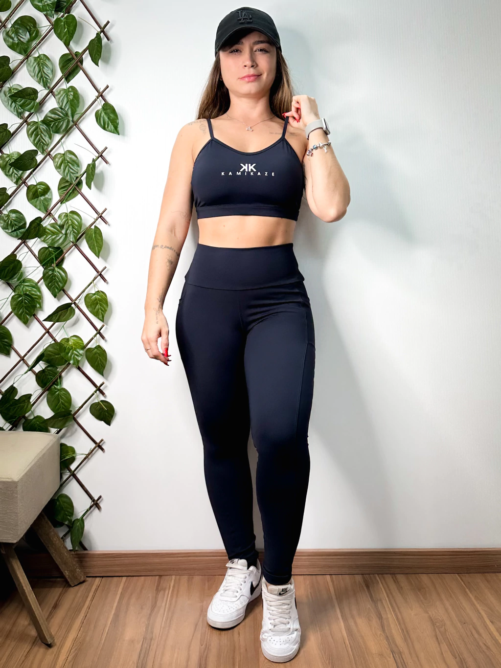 Conjunto Legging Pamela e Mari - Hyper Preto