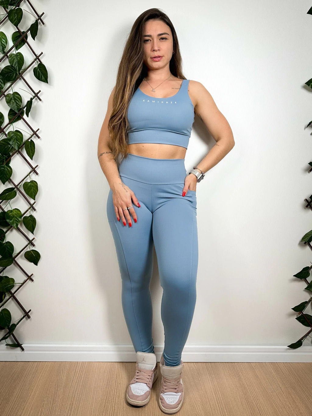 Conjunto Legging Pamela e Gabi - Equilíbrio | ZERO TRANSPARÊNCIA