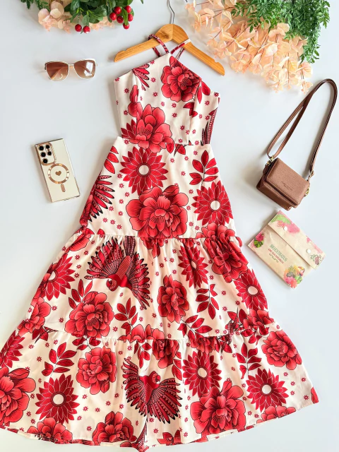 Vestido Juvenil Gleice - vermelho - comprar online