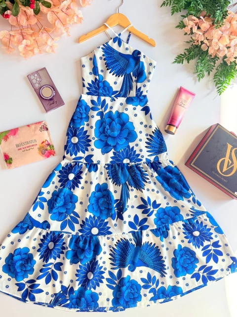 Vestido Juvenil Gleice - azul - comprar online