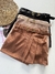 Short Saia plissado Juvenil