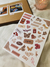 Cartela de adesivos Vintage - comprar online