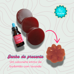 Kit Xô Foliculite | 3 Sabonetes de Gerânio com Cúrcuma + 1 Óleo de Rosa Mosqueta + Brinde Sabonete íntimo