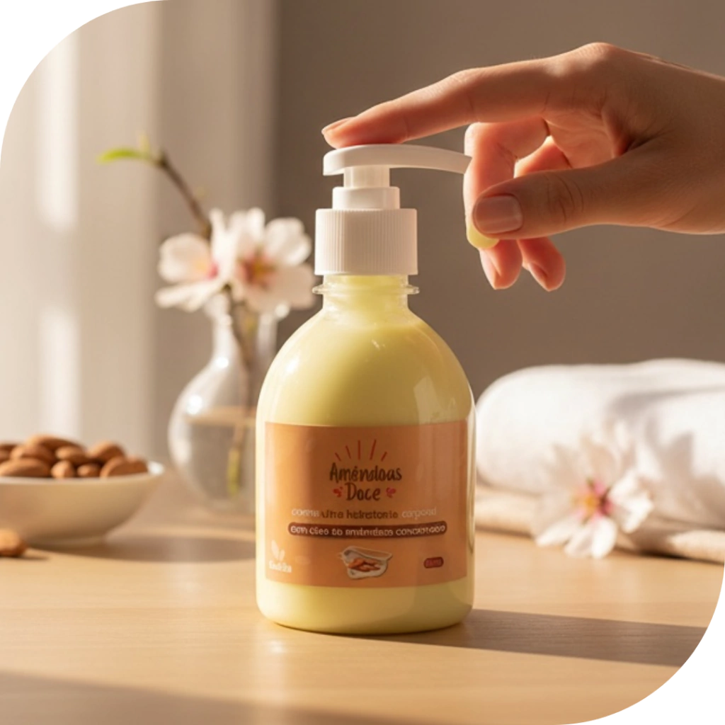 Creme Amêndoas Doce Ultra hidratante corporal | Artesanal