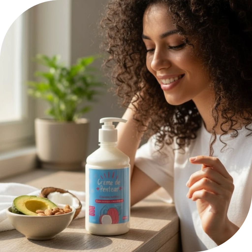 Creme de pentear de coco | Clássico Ecolita.