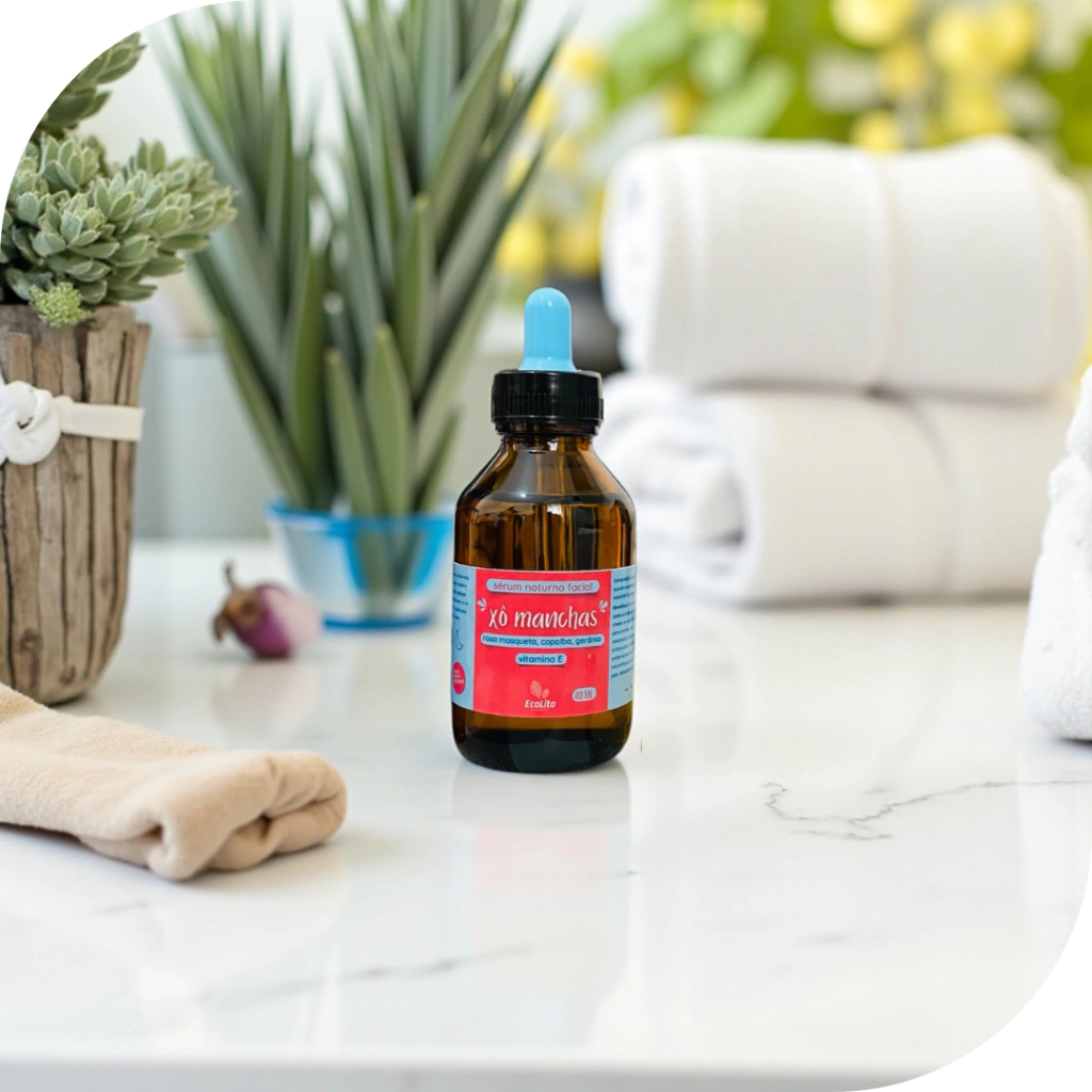 Sérum noturno facial clareador | Xô manchas!