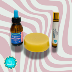Kit Noturno | Acorde Linda! | 1 Sérum Janela da Alma + 1 Sérum Tô Jovem + Brinde: 1 Sabonete de Argila Dourada - comprar online
