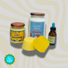 Kit Cachos no Capricho | Hidratação e Definição + Brinde: Óleo de semente de Uva | Artesanais. - loja online
