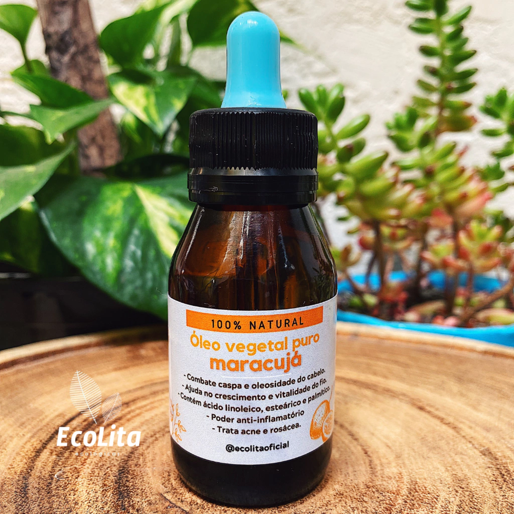 Óleo vegetal de maracujá.