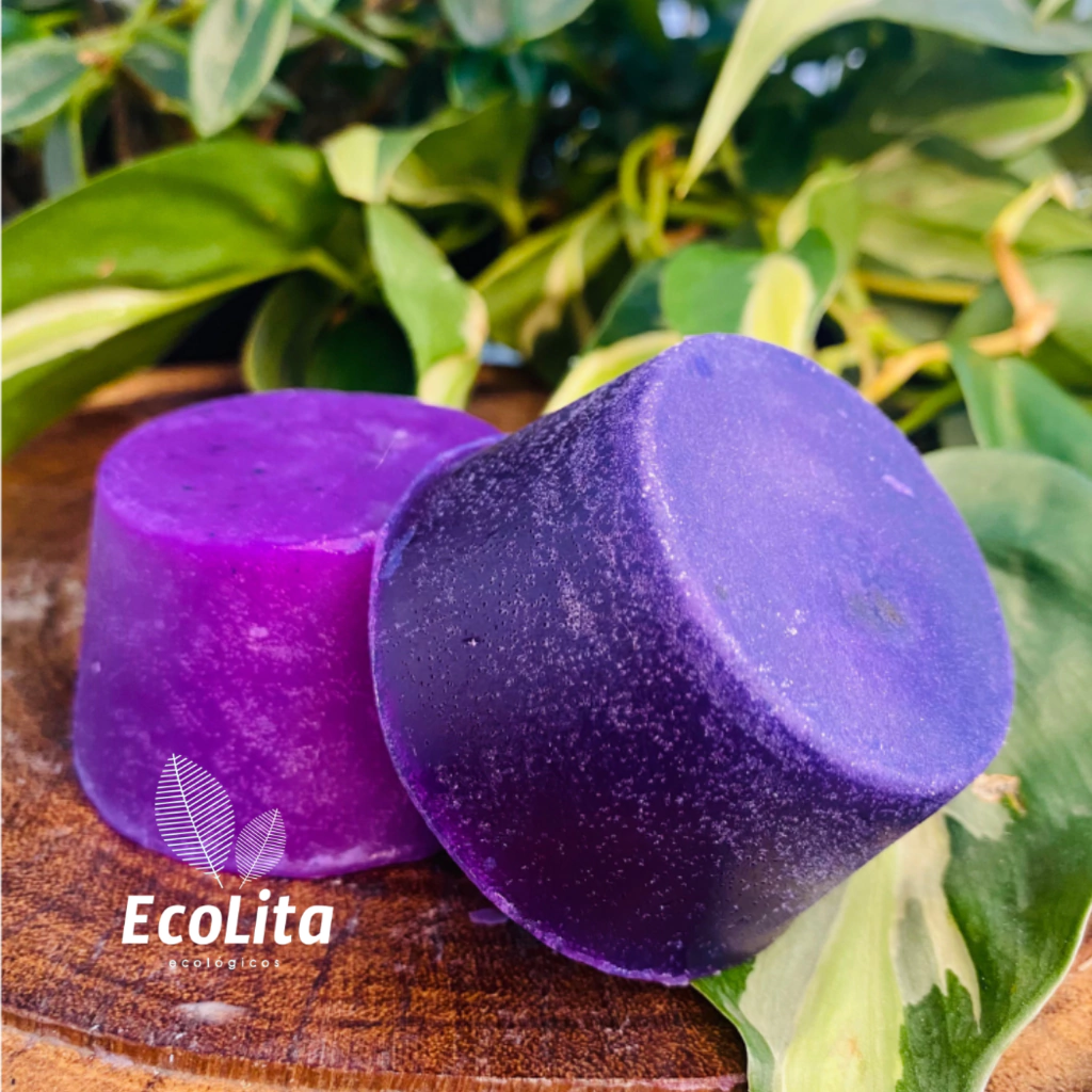 Condicionador sólido de semente uva.