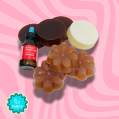 Kit Íntimo Penélope Cheirosa: 3 sabonetes Íntimos de Barbatimão + 3 Sabonetes de Cúrcuma + Óleo de rosa mosqueta +Brinde na internet