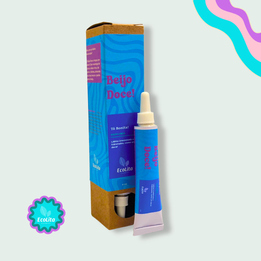 Balm Labial | Beijo Doce | Natural e Vegano