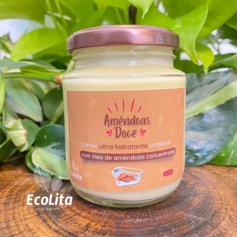 Creme Amêndoas Doce Ultra hidratante corporal | Artesanal