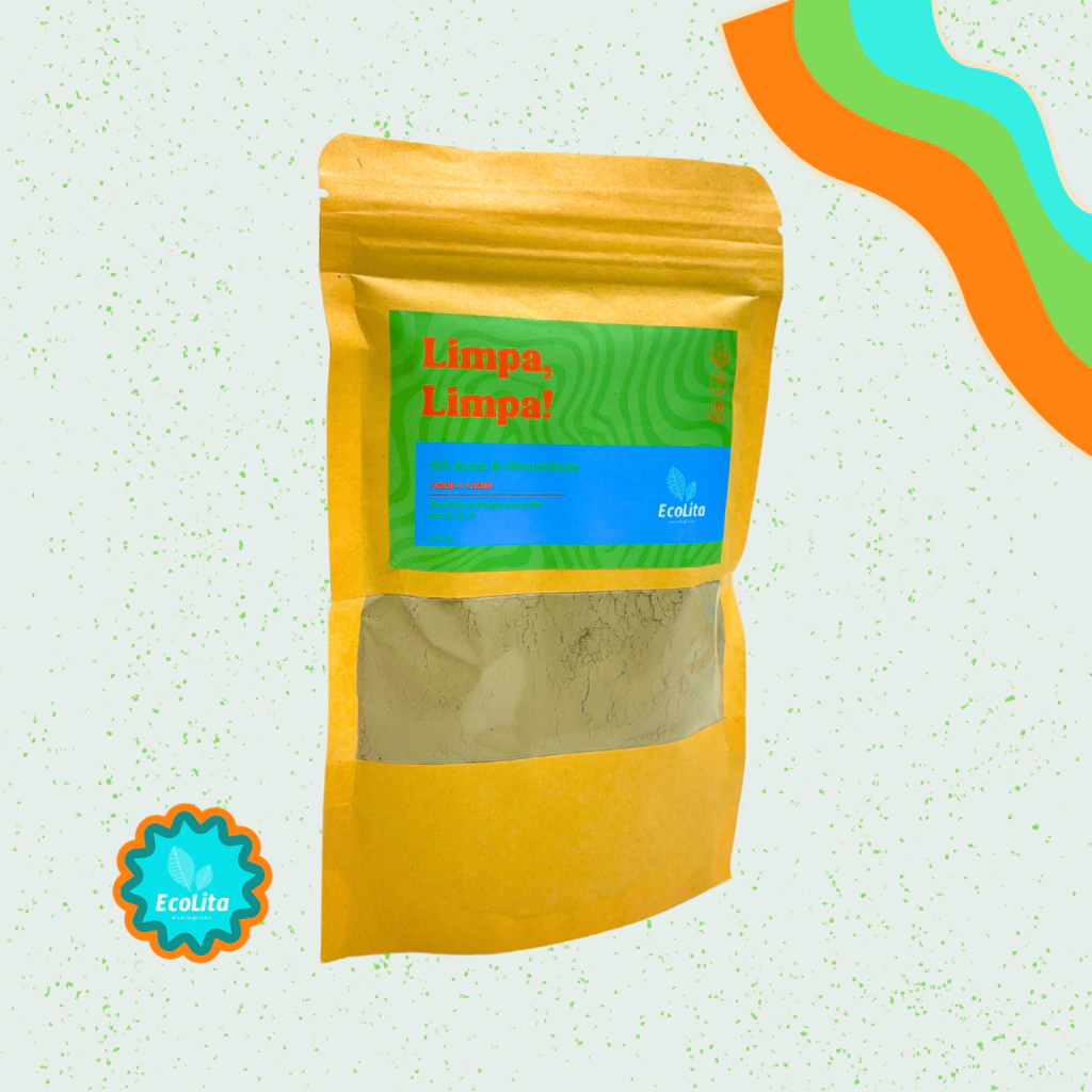 Argila Verde | Limpa, Limpa! | Xô Acne e Oleosidade | Natural