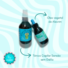 Kit Duplinha fortalecimento capilar |1 Tônico Sansão sem Dalila + 1 Óleo vegetal de alecrim na internet
