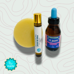 Kit Noturno | Acorde Linda! | 1 Sérum Janela da Alma + 1 Sérum Tô Jovem + Brinde: 1 Sabonete de Argila Dourada - loja online