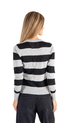Cardigan Rayado - KOABIT