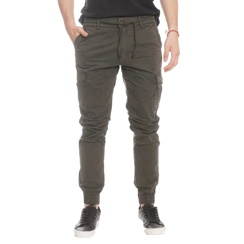 Pantalon Jogger Gabardina Liso