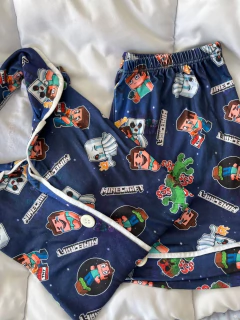 PIJAMA INFANTIL MINECRAFT - loja online