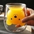 Vaso/Taza doble vidrio gato en internet