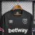 peitoral camisa west ham preta