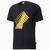 Camiseta Puma Power Logo Preta/Tangerina